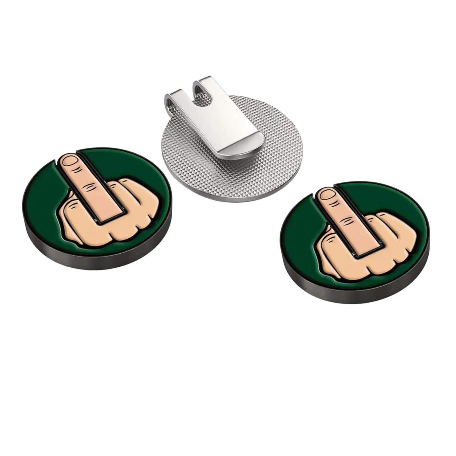 Pennarello per pallina da Golf a tema dito medio donna uomo colori durevole ottimo regalo diametro 2.5cm accessori Premium leggeri