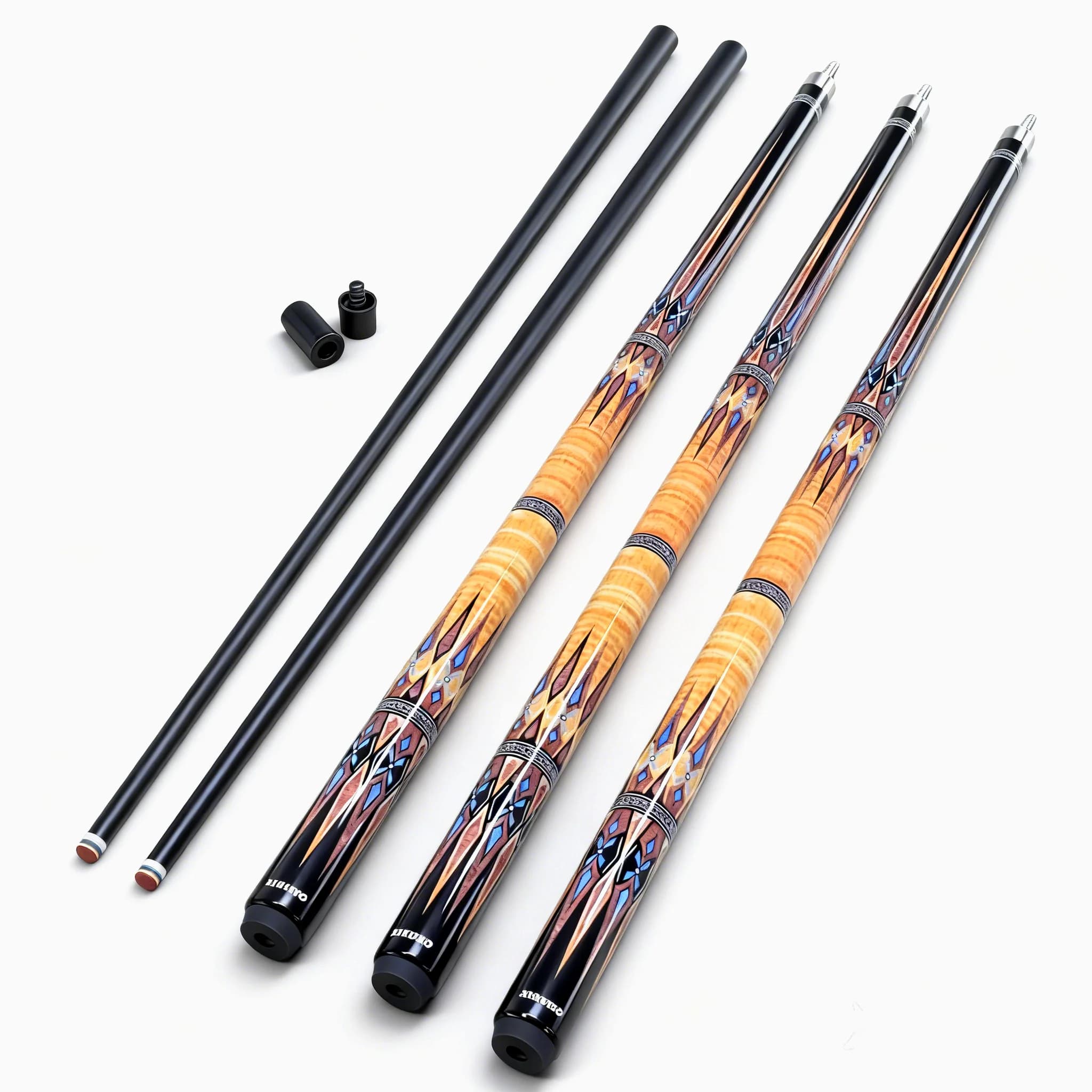 Best Selling High Precision Billard Fiberglass Shaft 1/2 Split 147cm Pool Snooker Cue 10.5mm/12.5mm/11.5mm Tip Pool Cue Stick