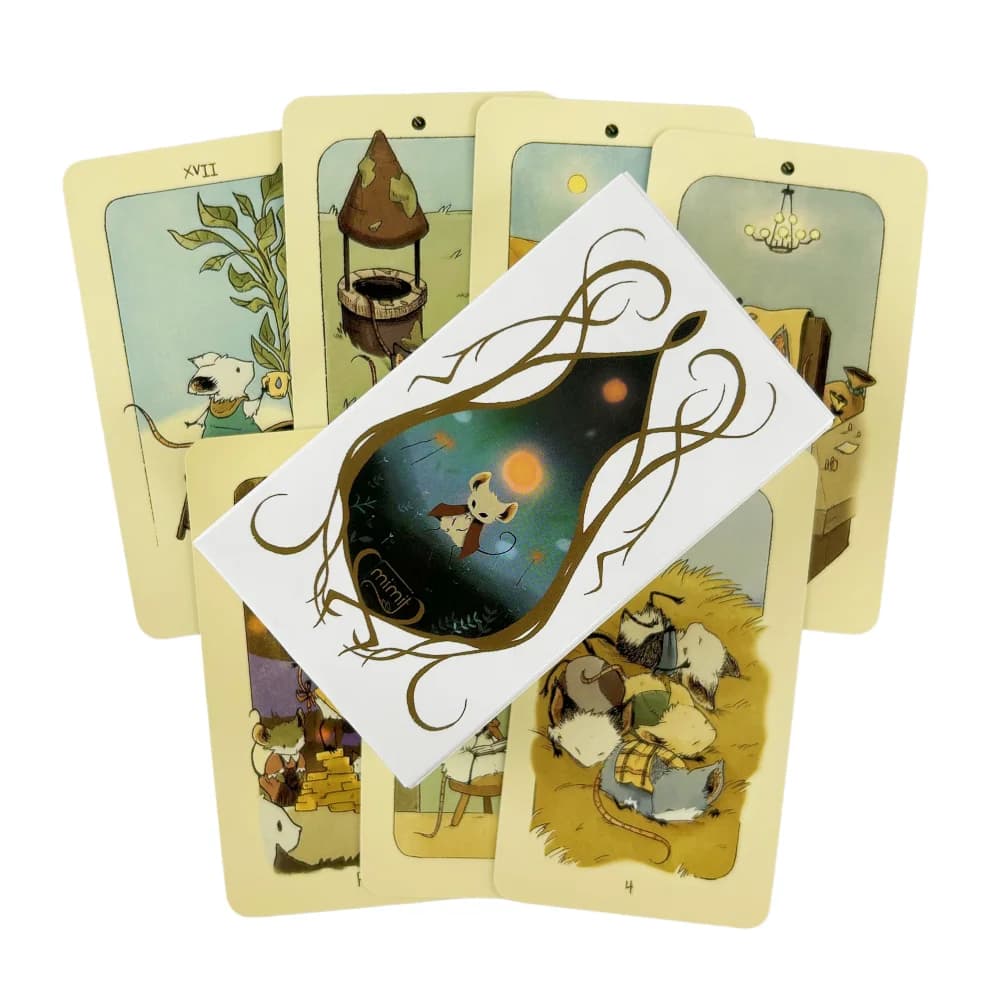 Grandi topi Tarocchi Carte Divinazione Mazzo Versioni inglesi Edizione Mimi Mouse Oracle Gioco da tavolo da gioco per la festa