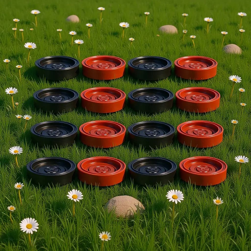 Set di 24 Pezzi di Scacchi Rotondi in ABS, Finitura Liscia ed Elegante per Giochi da Tavolo, Intrattenimento Domestico e da Viaggio