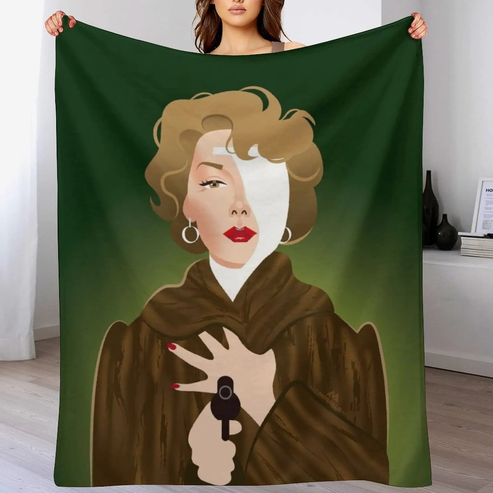 Debby - The Big Heat Throw Blanket Cozy Home Blanket, regalo per le vacanze di Natale