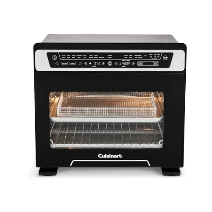 Friggitrice ad Aria Digitale Extra-Large 15-in-1 con Padella 2-in-1 da 9x13 pollici per Friggere Ali di Pollo da 4 libbre, Cuocere Tacchino da 13 libbre o Pollo da 5+ libbre