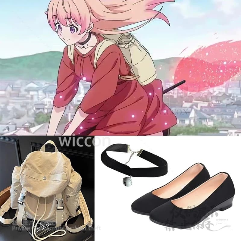 Anime Nico Wakatsuki Cosplay Costume Witch Watch Bags Necklace Shoes Nico For Women Props Accessory Halloween Carnival Party