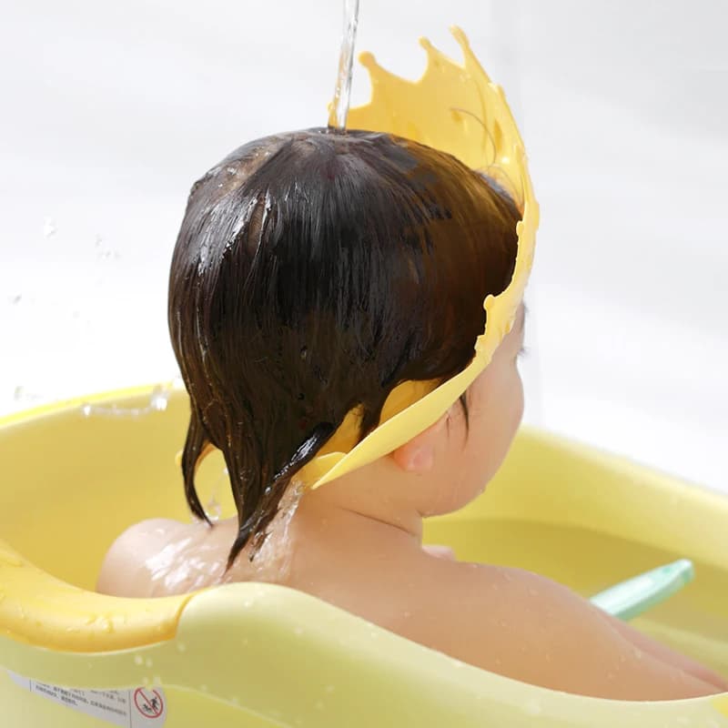 Kids Shower Head Bathroom Shampoo Eye Protection Head Water Cover Baby Hair Washer Adjustable Kids Shower Head 0 to 6 years