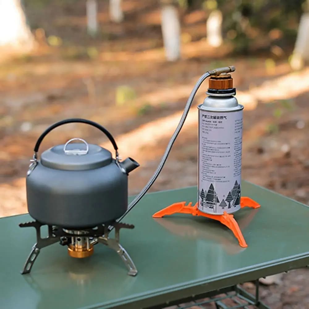 Supporto Fisso per Bombole, Base di Fissaggio, Supporto per Serbatoio Gas, Treppiede Pieghevole per Bombole, Supporto per Fornello, Base per Serbatoio Gas