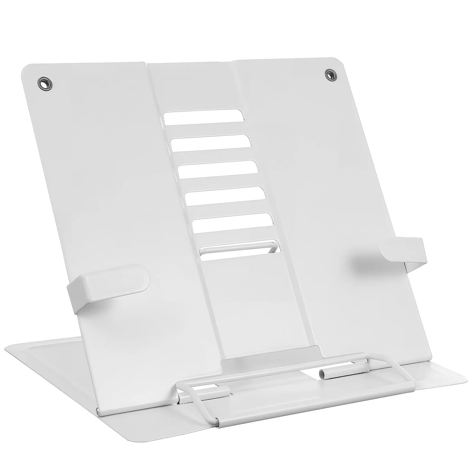 Supporto Regolabile per Libri da Scrivania, Porta Libri, Supporto per Libri di Cucina, Libri di Testo, Base per Laptop e Tablet