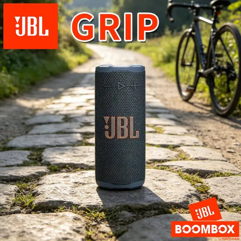 Nuovissimo Altoparlante Portatile JBL Grip Mini, Segnale Wireless Ultra Forte, Riproduzione Musicale in Tempo Reale Senza Ritardi