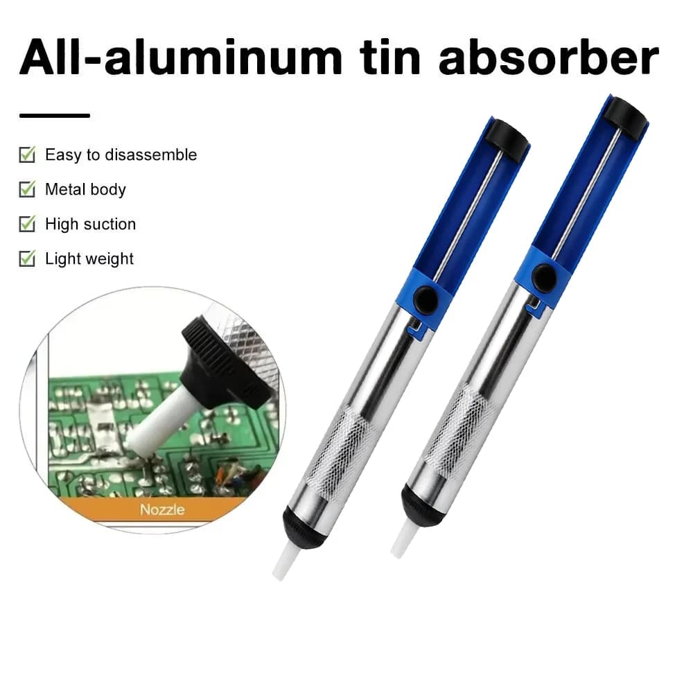 Aluminum Metal Desealing Pump Suction Pond Gun Suction Winding Pen Removal Tool Vacuum Desealing Pump