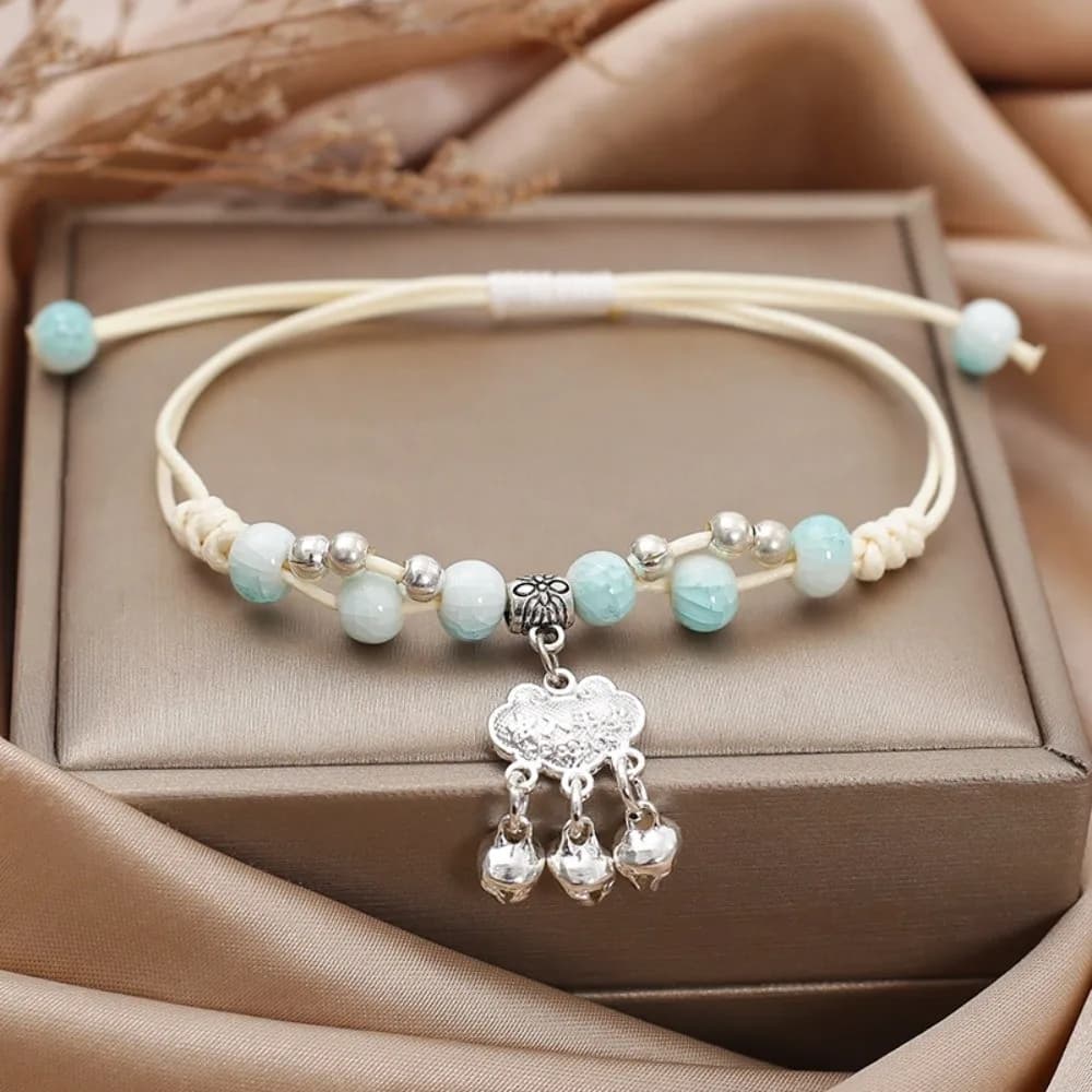 Safe Hand String Hand Rope Tassel Bracelet Male and Female New Hand String Bracelet Safe Lock Bracelet Gift