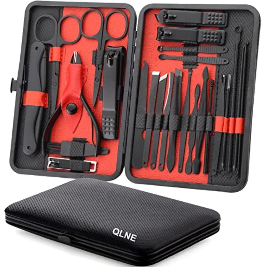 zz-Nail Clippers Sets High Precisio Stainless Steel Nail Cutter Pedicure Kit Nail File Sharp Nail Scissors and Clipper Manicure