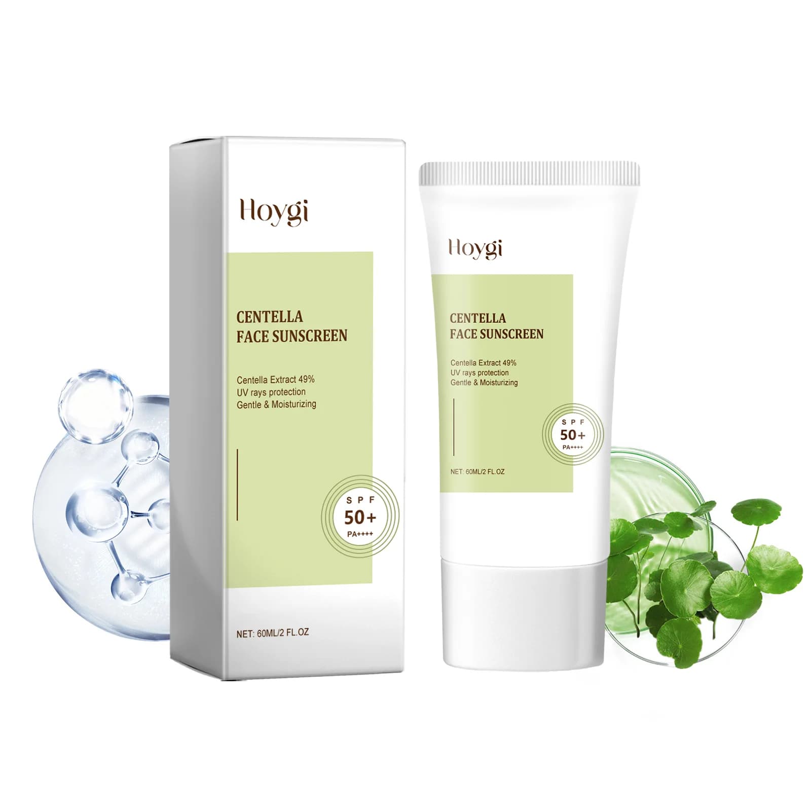 Crema idratante estiva con protezione UV: cura della pelle leggera, non grassa, traspirante e rinfrescante