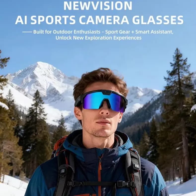 AI Smart Glasses Cycling Glasses Q01 Photo Video Record Real-time Translation Bluetooth Music Calling UV-Protective for Outdoor