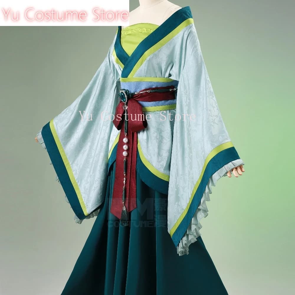 The Apothecary Diaries Maomao Cosplay Costume Western Capital Banquet Hanfu Satin Set Women
