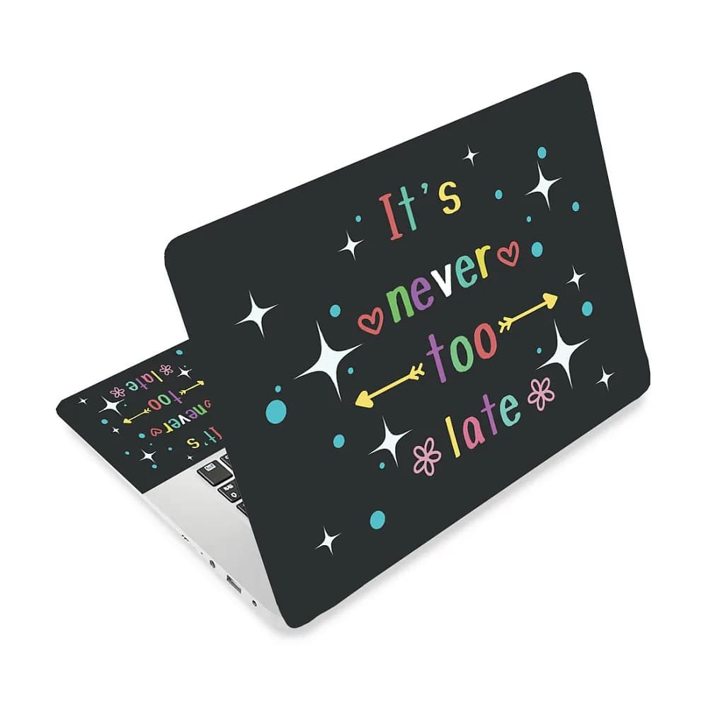 PVC Sticker for Laptop Word 90~270x120~380mm 3pcs/set