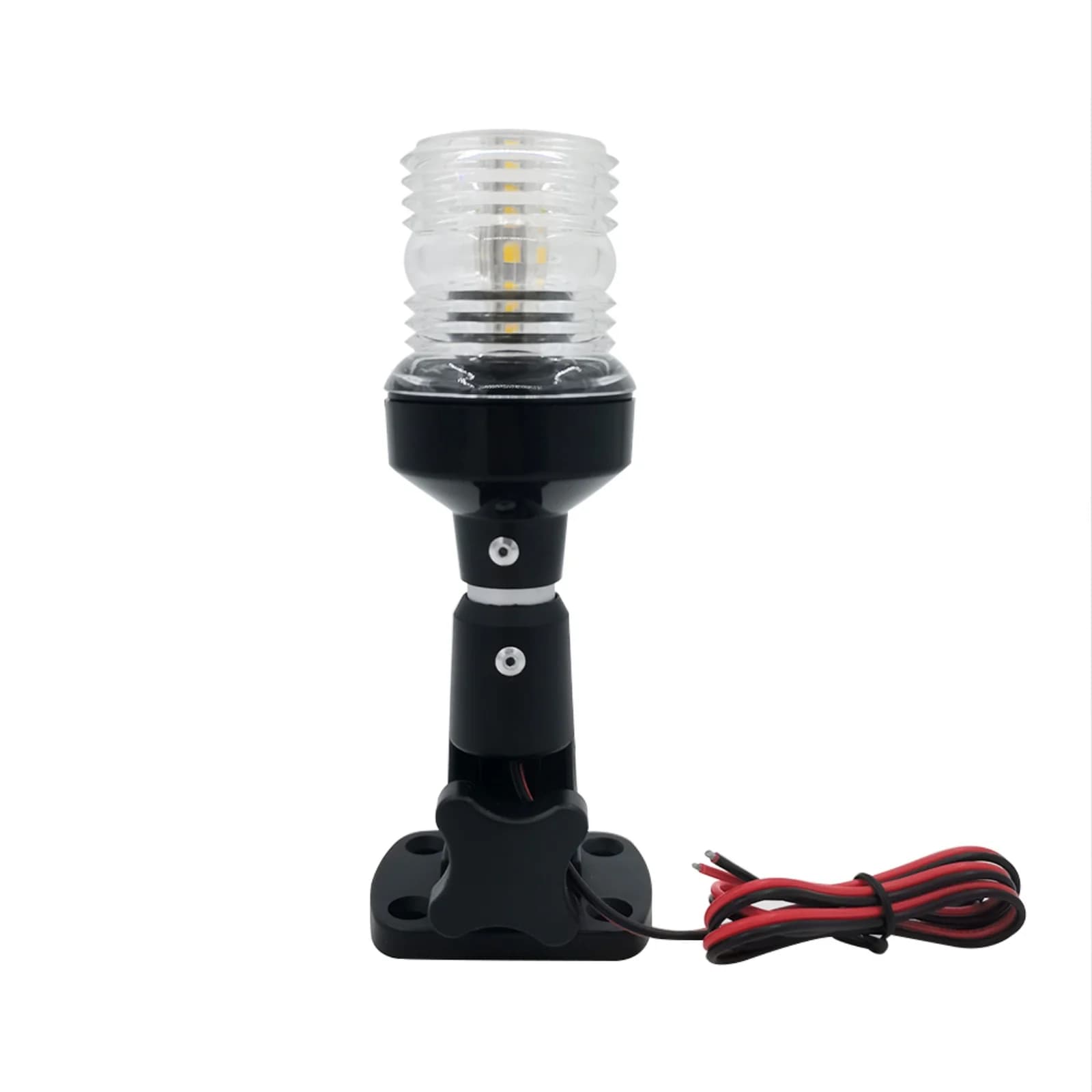 ISURE MARINE Luce di Navigazione per Barche 12-24V, Luce di Ancoraggio LED Pieghevole a 360 Gradi, Lampada di Segnalazione per la Navigazione, Accessori per Imbarcazioni