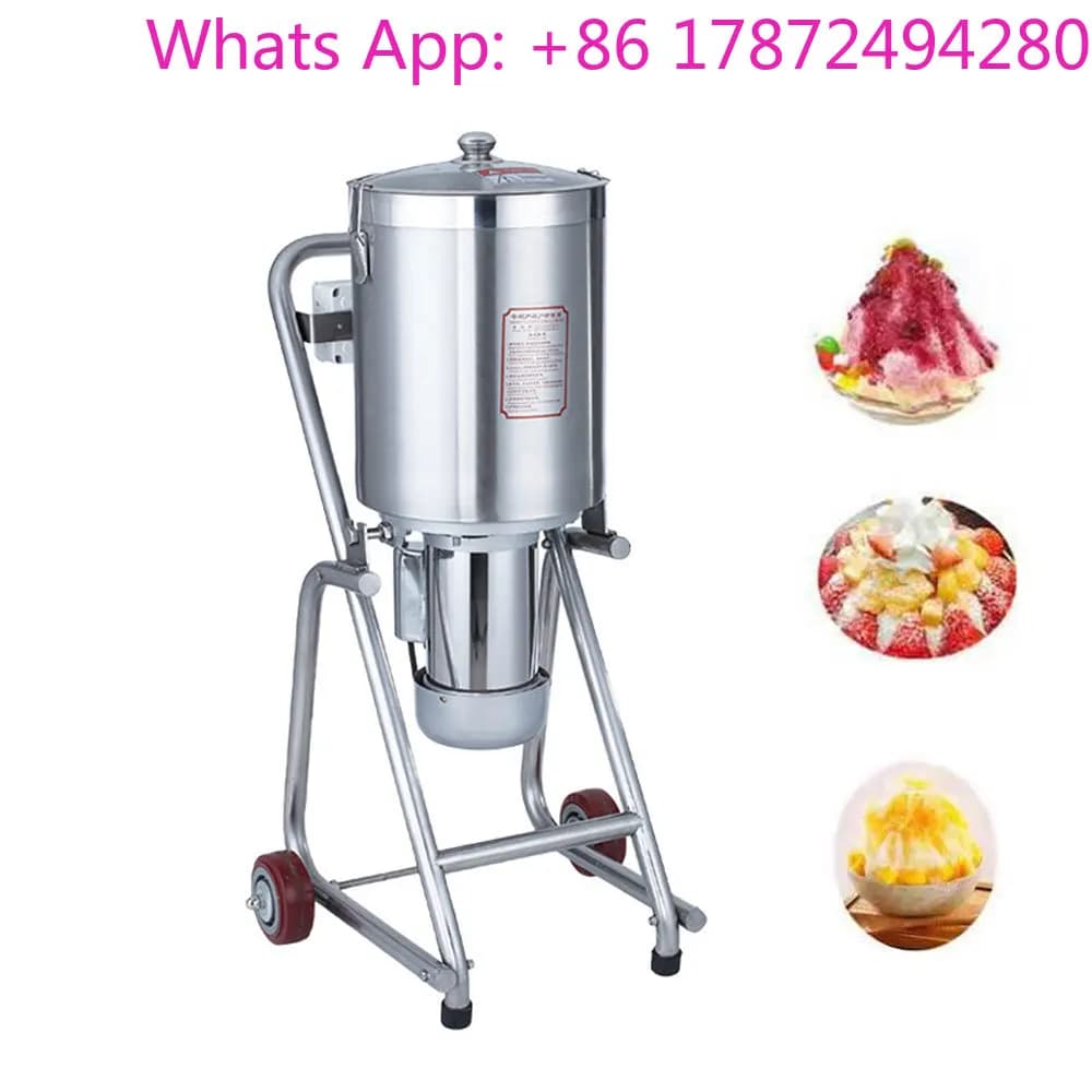 30L Commercial Ice Crusher Smoothie Machine Ice Shaved Machine Blender Milkshake Machine Milk tea shop maquina hielo
