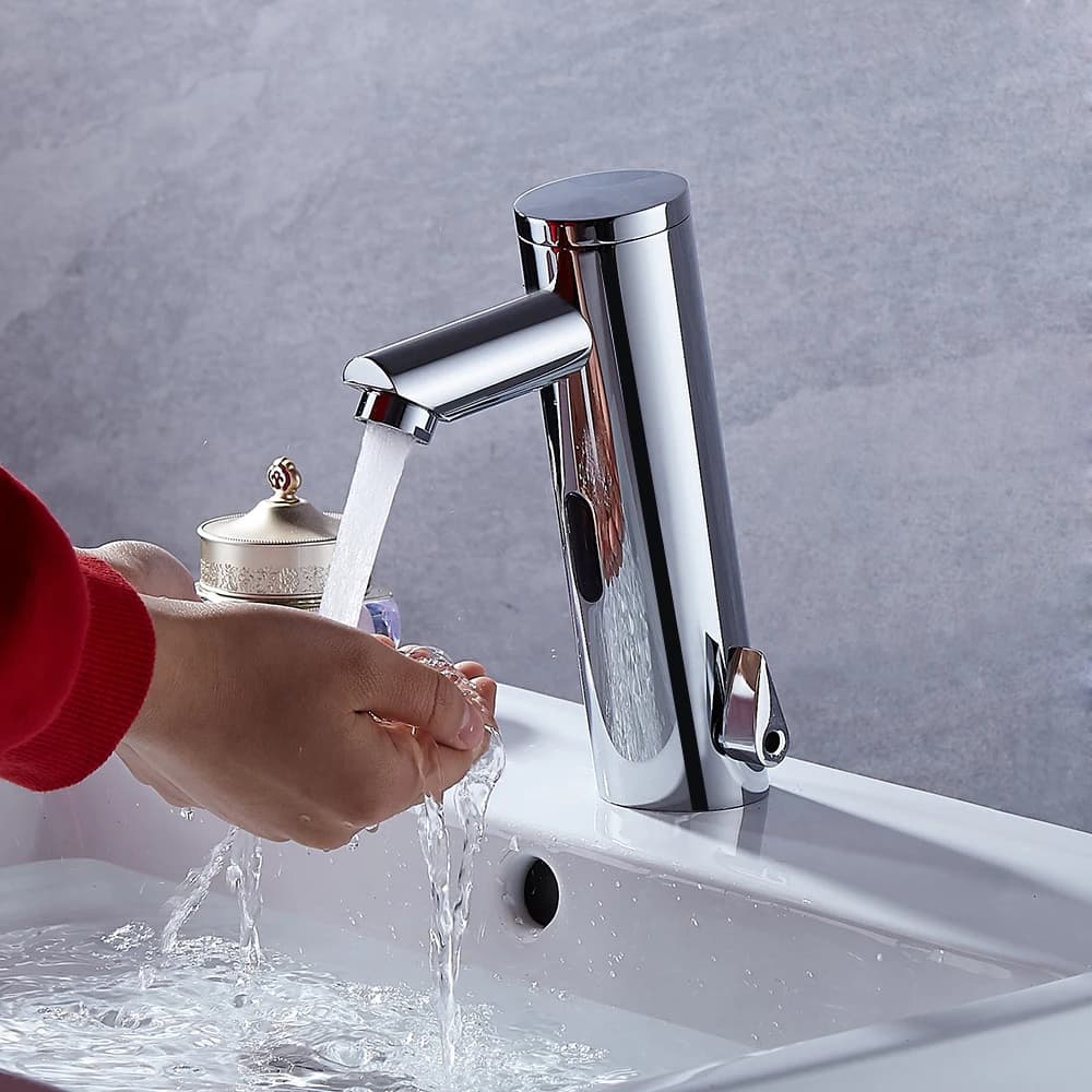 BAKALA NUOVO Miscelatore caldo e freddo Rubinetto con sensore automatico Rubinetto con sensore tattile a mano Rubinetto e rubinetto per lavandino banheiro F-2029