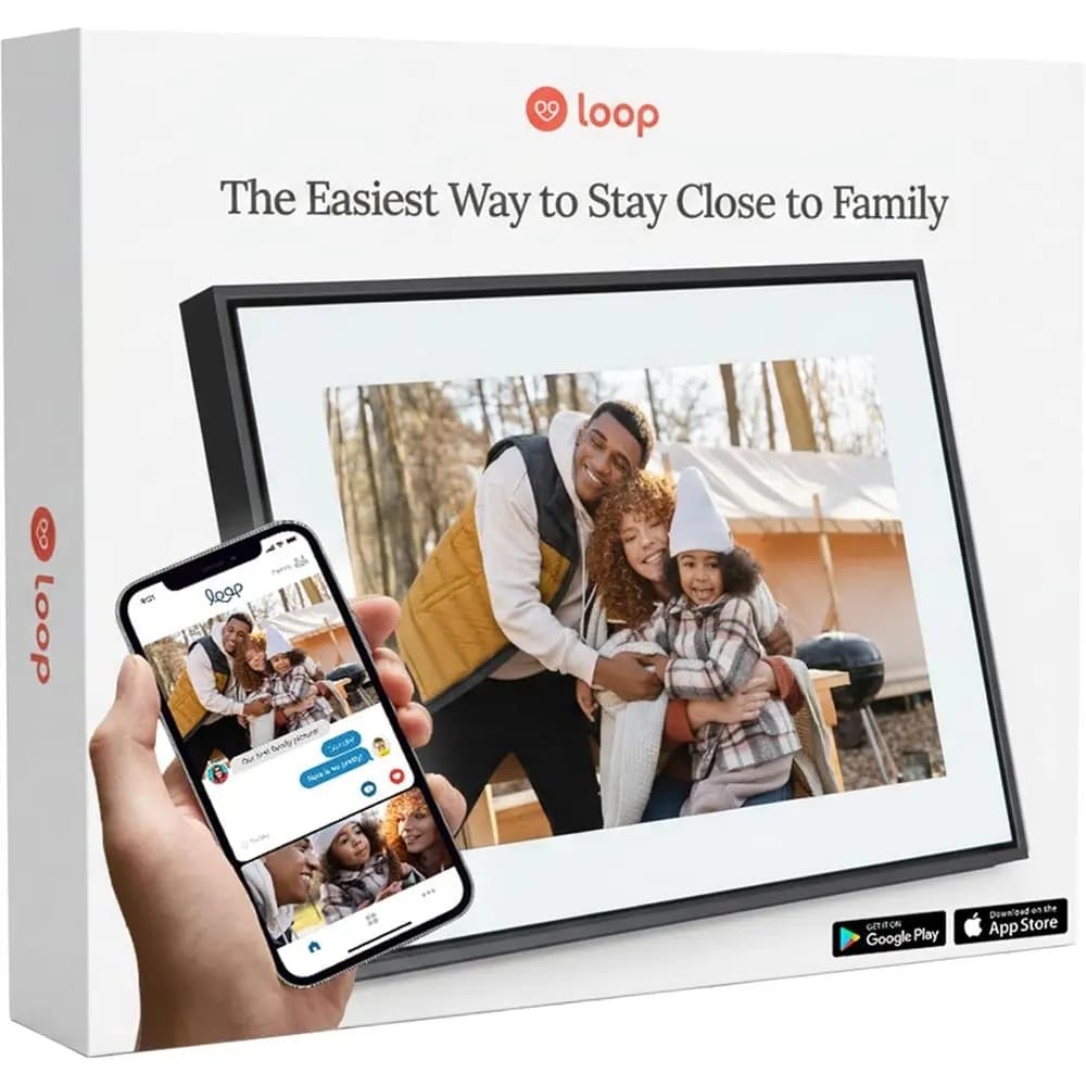 Cornice Digitale Touchscreen da 10 Pollici - Espositore per Foto di Famiglia e Casa con Facile Condivisione tramite App