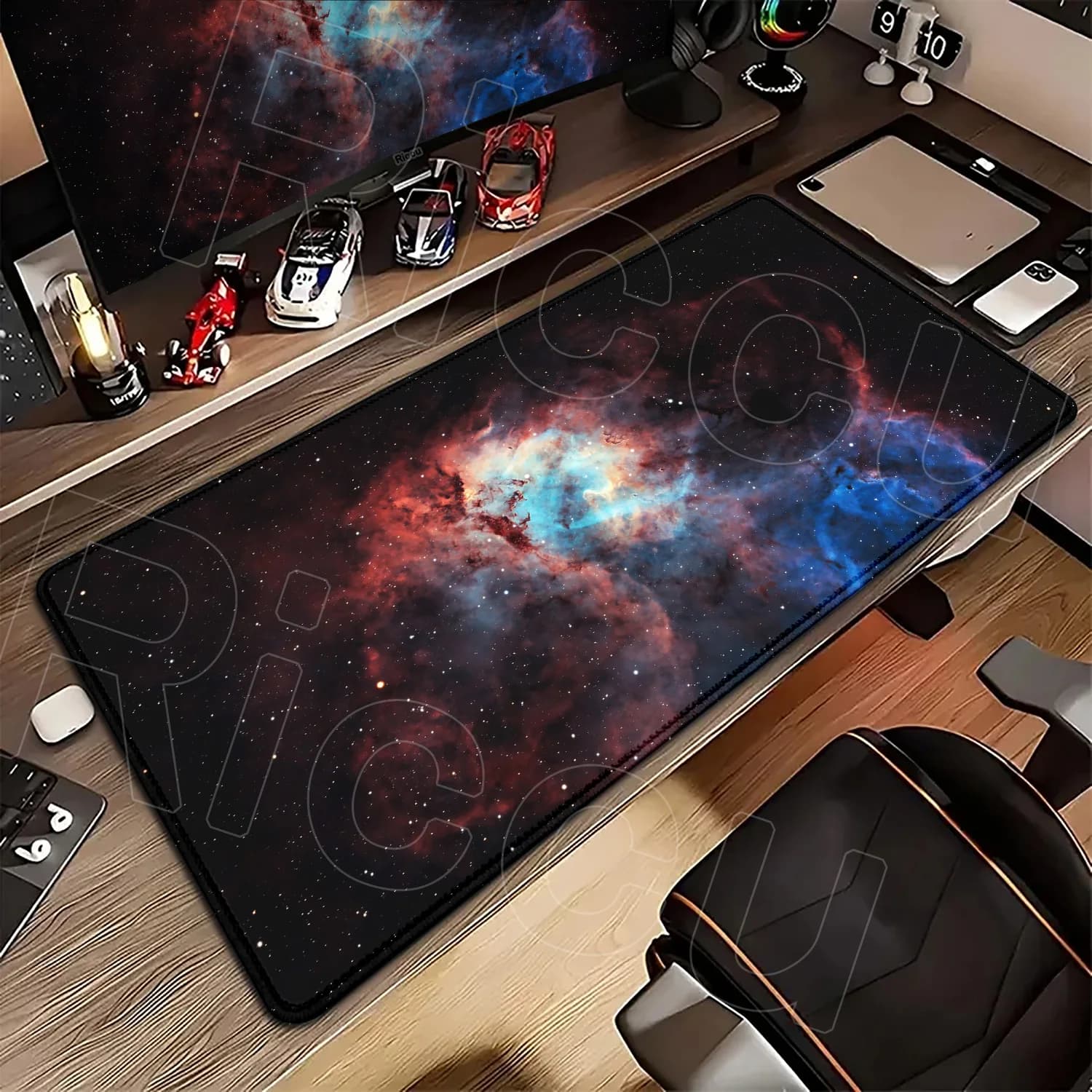 Computer Custom Big Mousepad 40x90cm Cosmic Space Starry Sky Mouse Pad Gamer Non-Slip Carpet Xxl Laptop Durable Rubber Mouse Mat