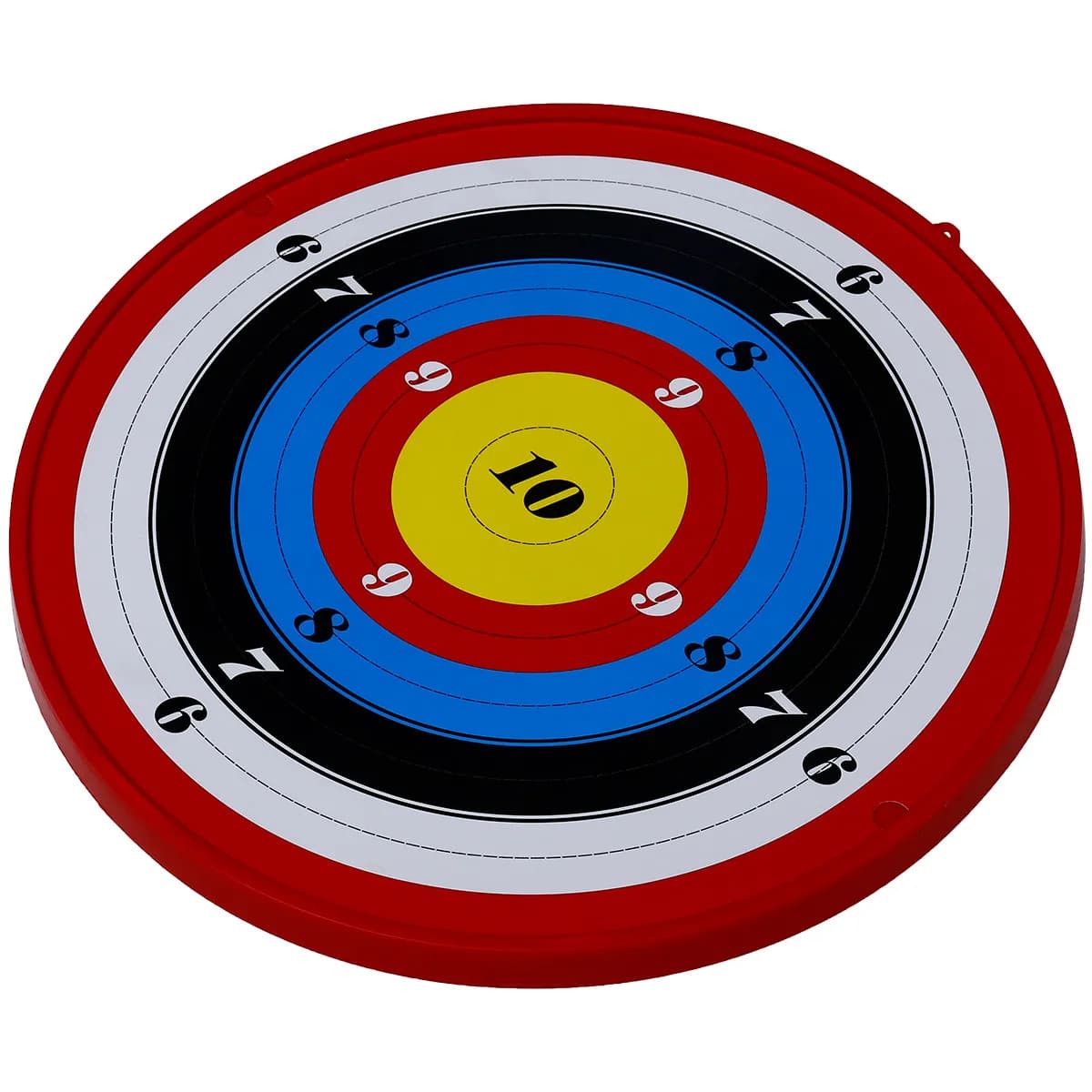 1 Pezzo Bersaglio per Tiro con l'Arco, Diametro 41 cm, Rotondo in Plastica, con Ventosa per Uso Interno ed Esterno, per Giochi di Tiro con l'Arco