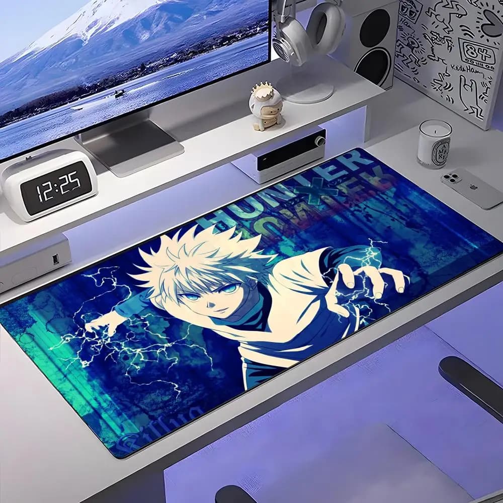 Tappetino per tastiera My Hero Academia, tappetino per mouse grande, antiscivolo, in gomma, per gaming, durevole, con bordo spesso, adatto per l'uso fuori casa