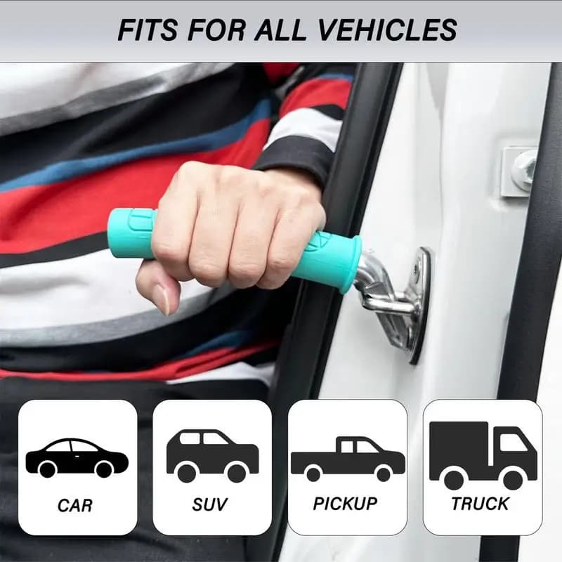 Maniglia per auto portatile Maniglia per porta per auto per disabili Maniglia per porta automatica per anziani antiscivolo per persone con mobilità limitata