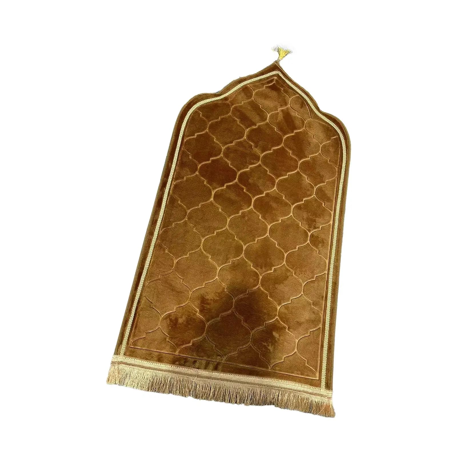 Prayer Carpet Mat Floor Rug Worship Kneel Embossing Floor Carpet Flannel