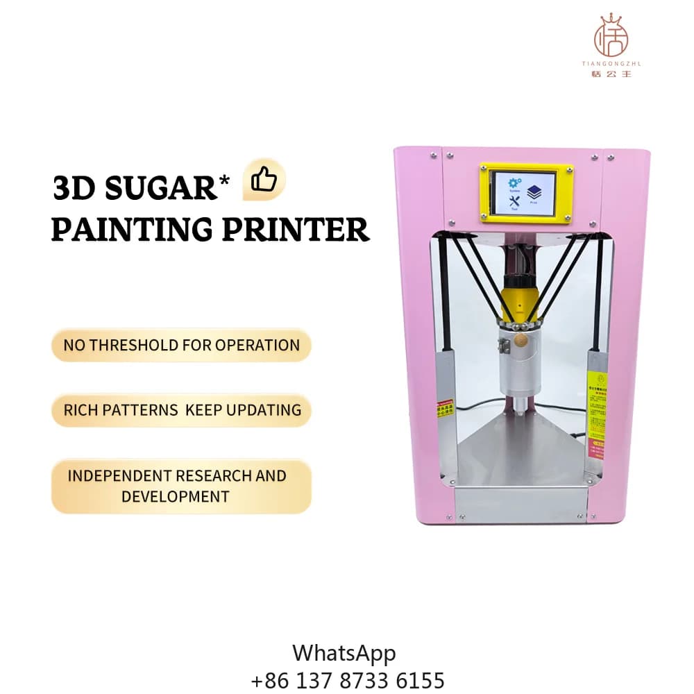 Efficient Easy-to-Operate Support DIY Pattern Making With Slicing Software Sugar Painting 3D Printer