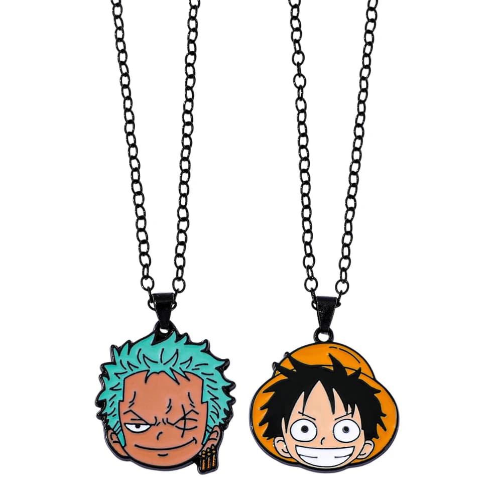 Scimmia del fumetto a tema anime D. Rufy Roronoa Zoro Figura Pendenti Collana Accessorio Cosplay Regalo unico per feste