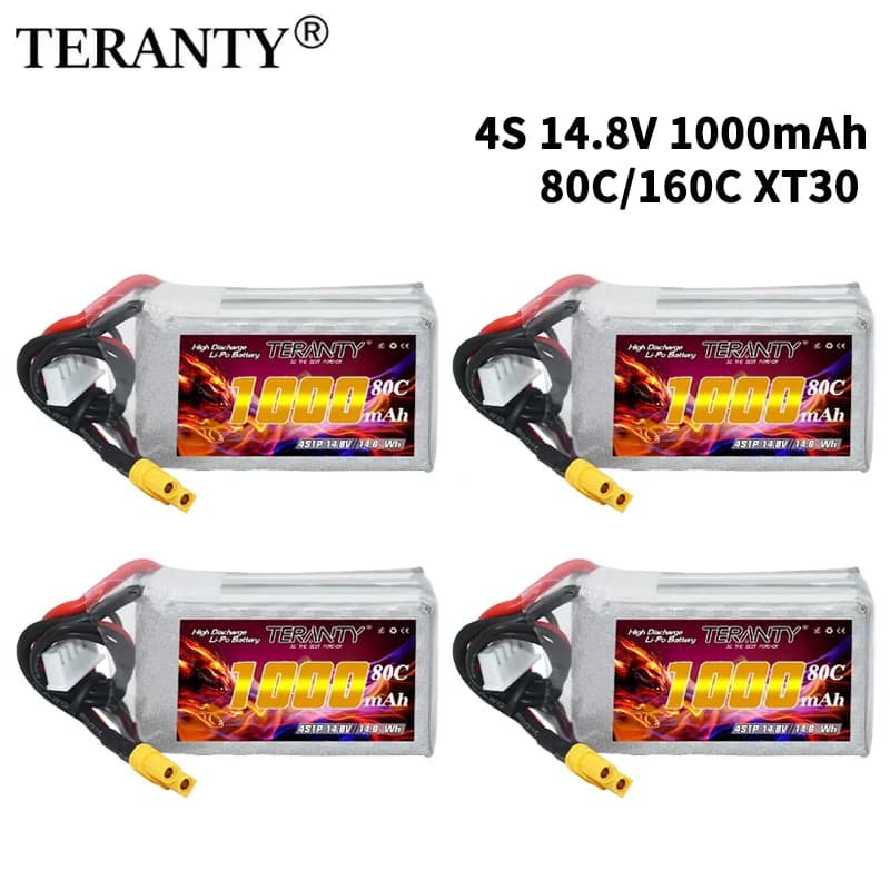 Lipo GNB 4S 880mAh 15.2V 160C/320C HV with plug XT30 for FPV airplane helicopter Drone Quadcopter RC parts 4S battery