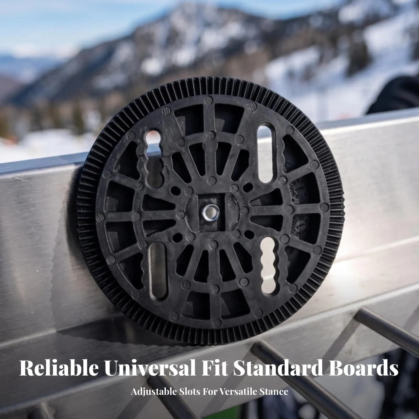 Snowboard Binding Disc Low-Profile Hardware Lightweight for Snowboarding, Riders