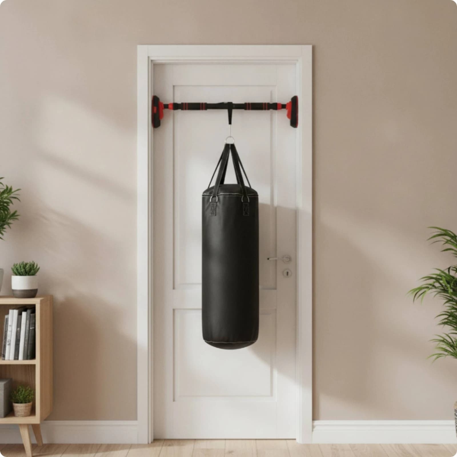 Doorway Pull up Bar No Drilling Doorway Pull-up Bar Fitness Equipment Pressure-Mounted without Screws for Adults, Home Gym