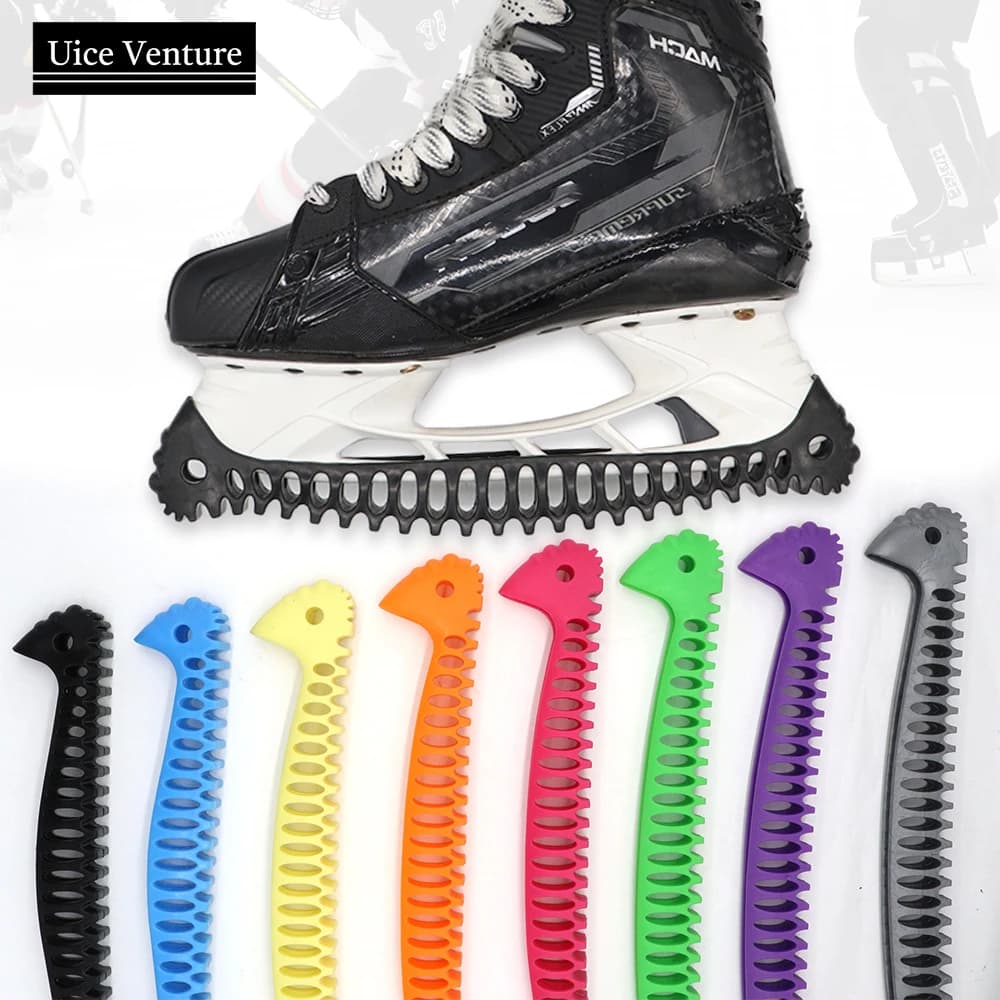 Pattinaggio di hockey su ghiaccio Copertura della lama del pattino di figura Scalabile Camminabile Protezione regolabile Previene la puntura Copertura della lama di pattinaggio su ghiaccio