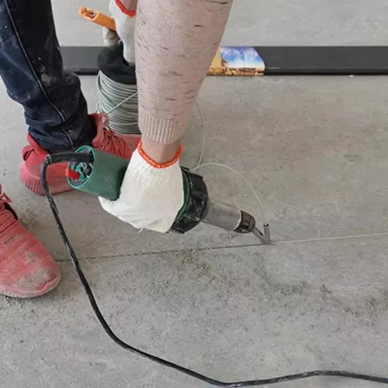 Pistola ad Aria Calda Industriale ZGF3400D 3400W per Saldatura Plastica con Funzione di Spegnimento Ritardato