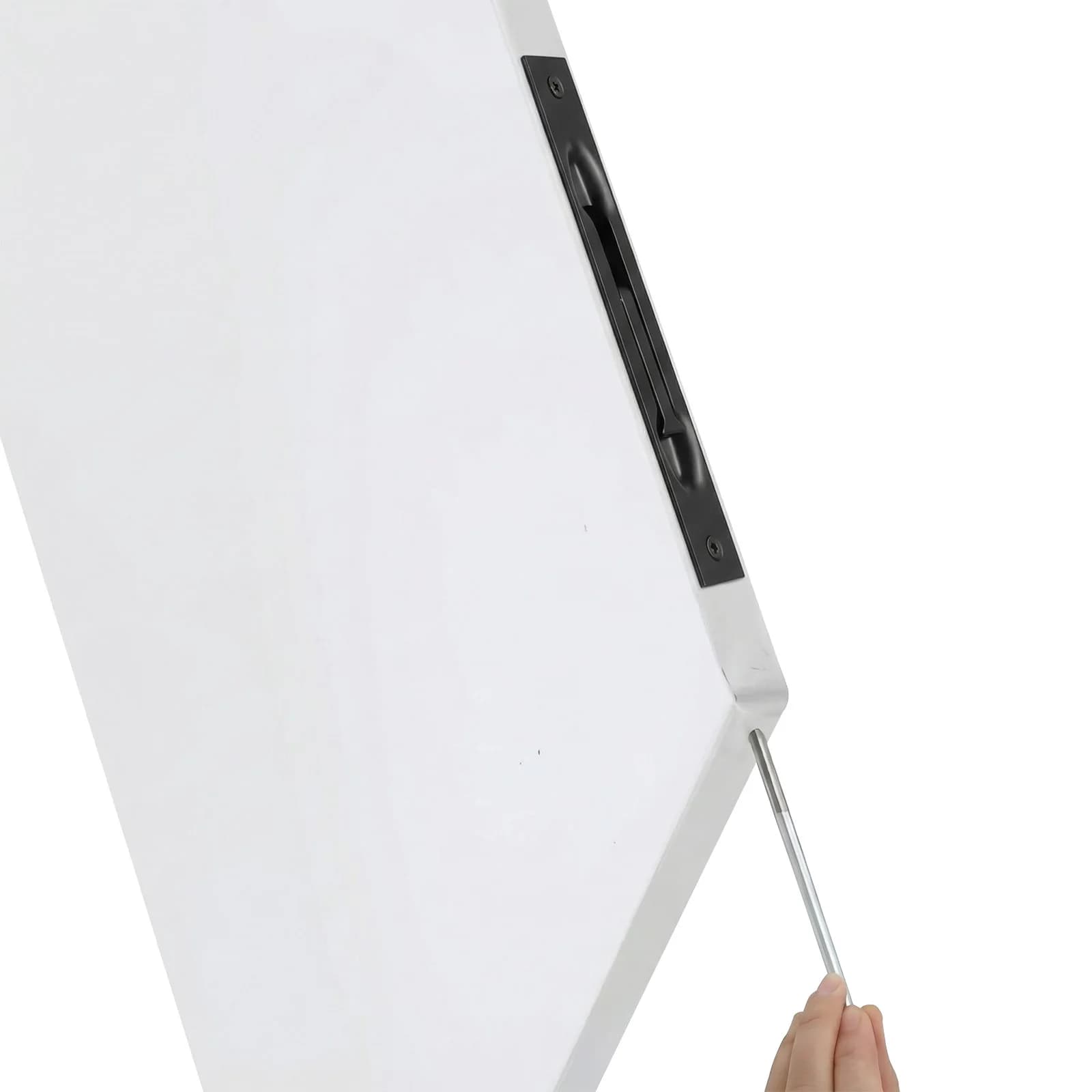 Serratura per porta a scomparsa da 10 pezzi con asta in acciaio inossidabile, bullone a scomparsa da 10 pollici per porte composite/porte in legno/porte a doppia anta