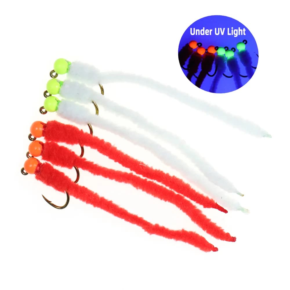 4 pieces # 12 Fishing hooks in Moscow with Tungsten Head, for Squirmy Wormy flies, with Ardiglione, for Fishing in Moscow, Nymph Euro Wet, Trout, Persian, Artificial baits