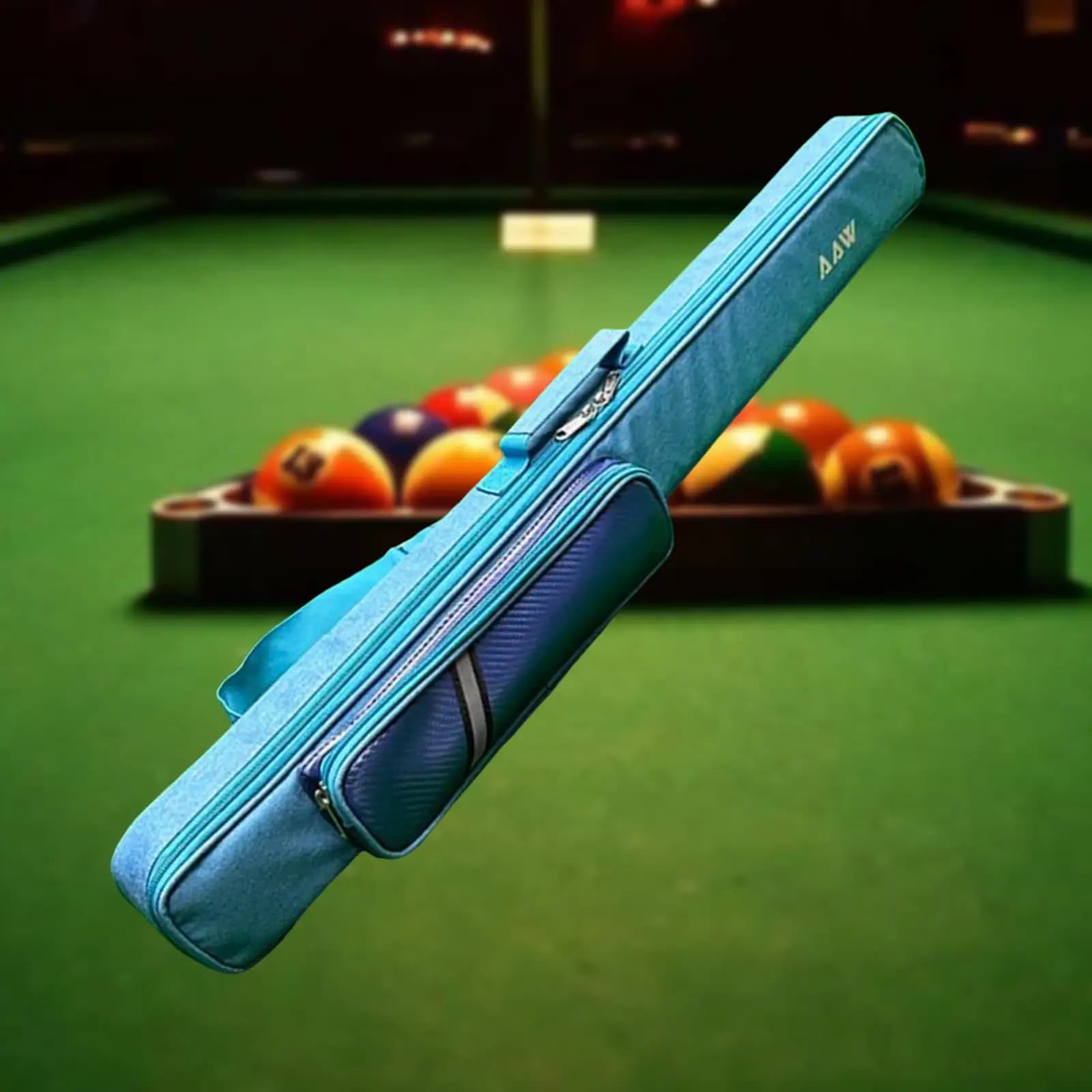 Custodia per stecca da biliardo Custodia per stecca da biliardo portatile Custodia per stecca da biliardo per 1/2 Snooker Bastone da biliardo Asta Snooker Sport