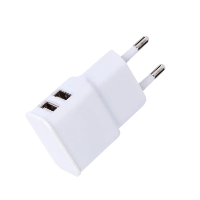 Mobile Phone Charger Dual USB EU Charger Plug Travel Wall Charger Adapter Universal Phone Charger For iPhone Samsung Xiaomi