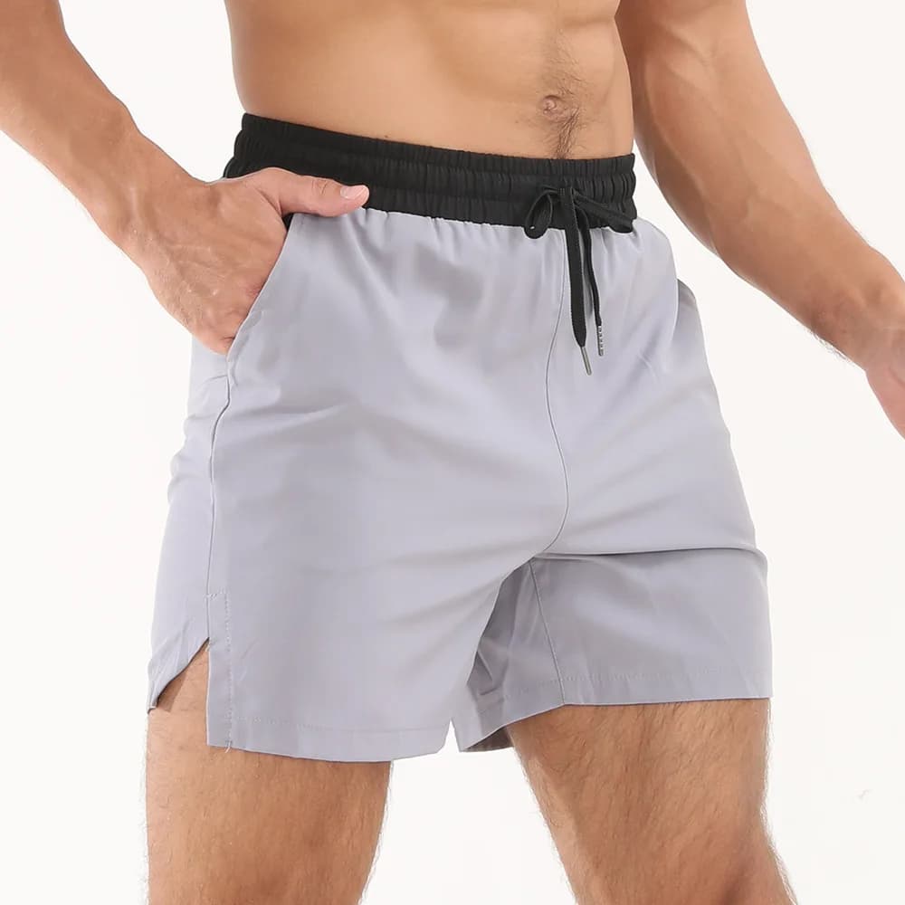 Crazy muscle sports casual shorts for men, fitness training, running, summer quick-drying single-layer thin style, European size