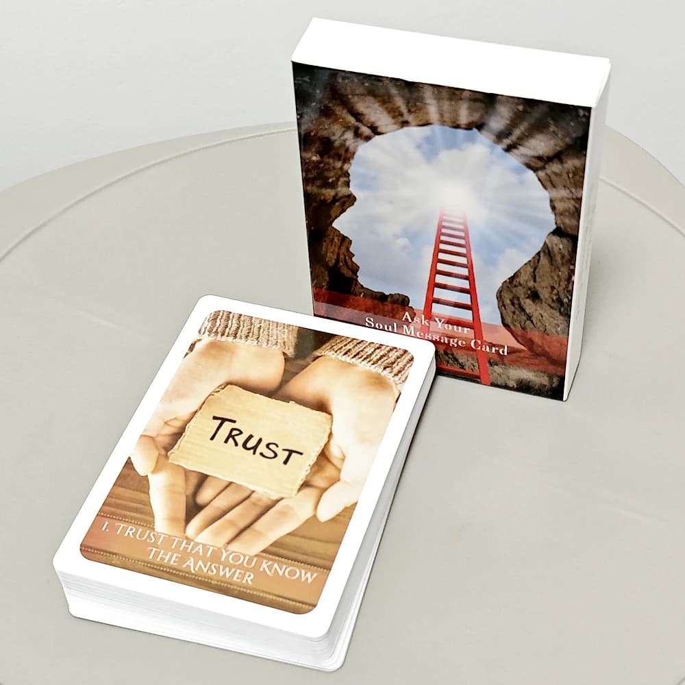 48 carte PC Chiedi l'anima Carte per messaggi Oracle Deck 10,4 * 7,3 cm Messaggi dall'universo | Carte con messaggi più alti
