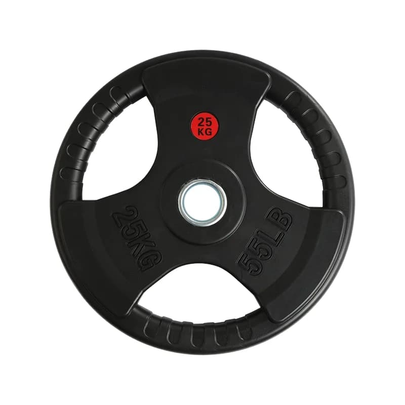 Dischi e barre per bilanciere a tre fori per home gym - Promozione vendite