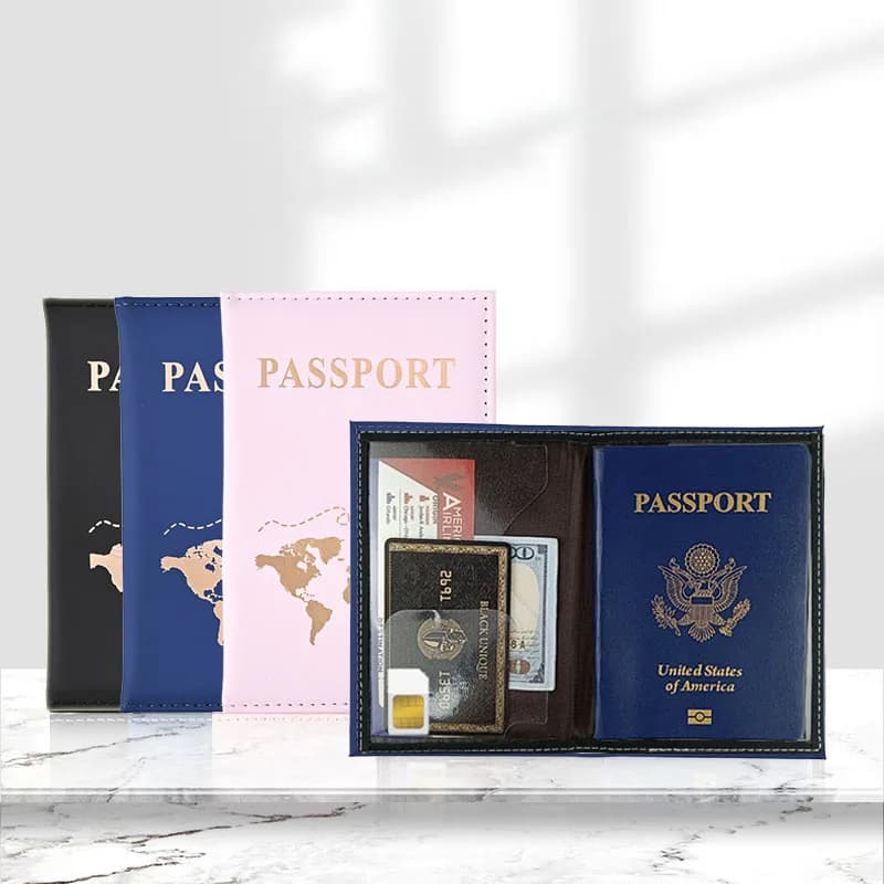 Travel Passport Covers for Women Girl Passport Protective Card Case Travel Credit Card Holder ID & Document Passport Holders