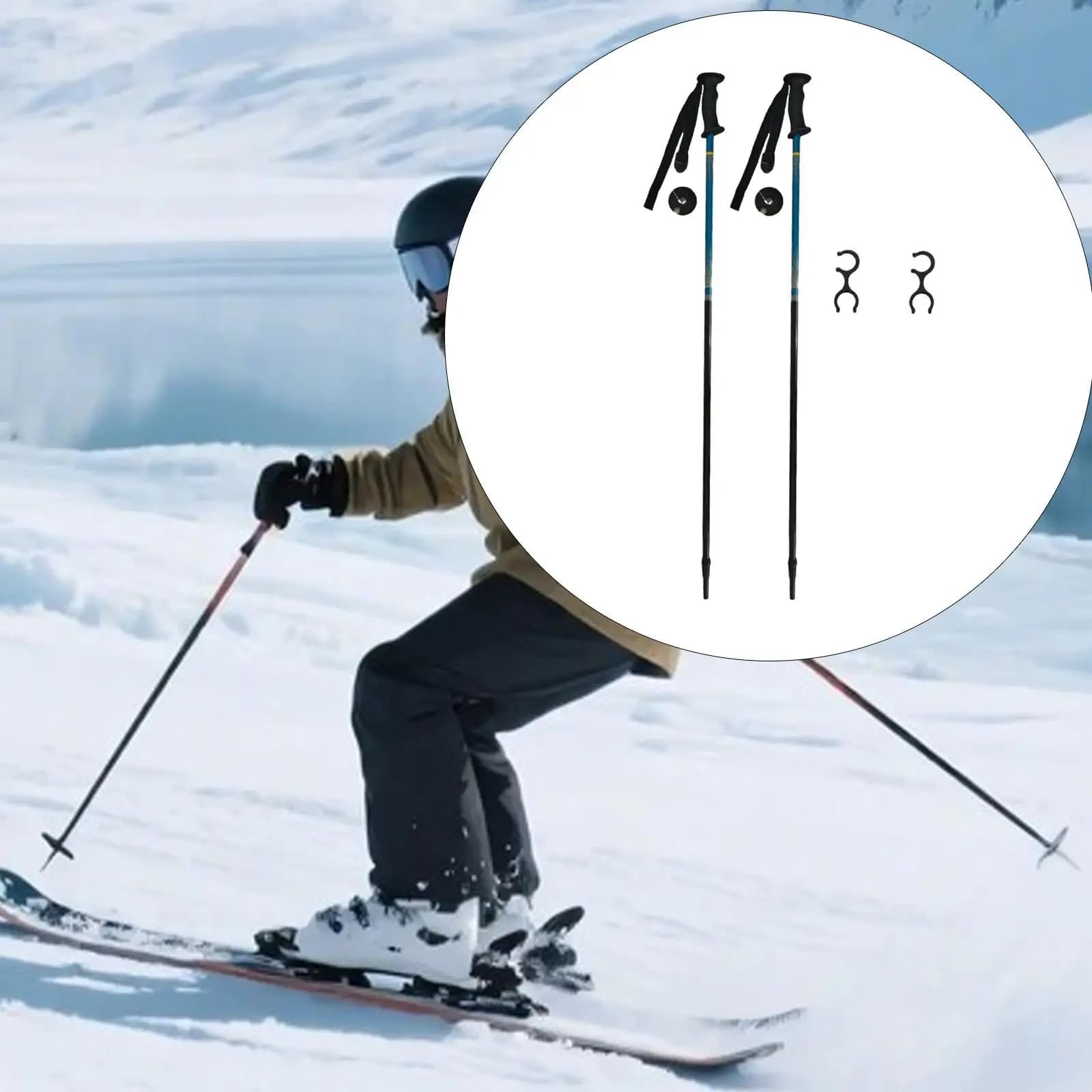 Multifunctional Hiking Stick for Children Lightweight Folding Design Aluminum Alloy Walking Poles for Outdoor Sports and Skiing