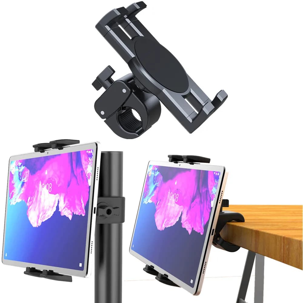 Supporto per telefono cellulare per bici da moto morsetto per telefono cellulare per manubrio da 4.7-13 ''supporto per Tablet con rotazione a 360 °