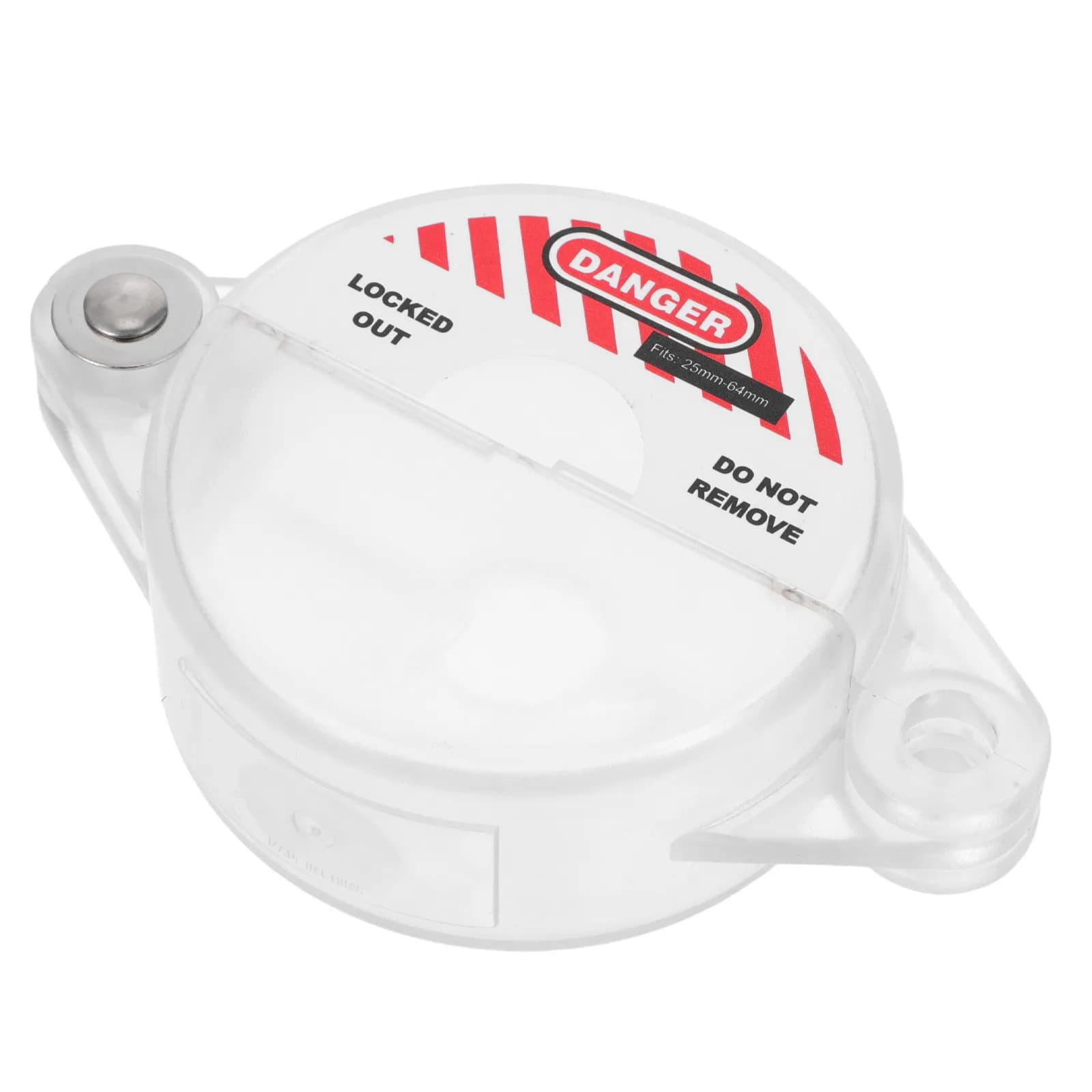 Blocca Valvola Esterno Trasparente in Plastica, Dispositivo di Blocco per Valvole e Rubinetto dell'Acqua, per Sicurezza di Tubi da Giardino e Rubinetto Esterno