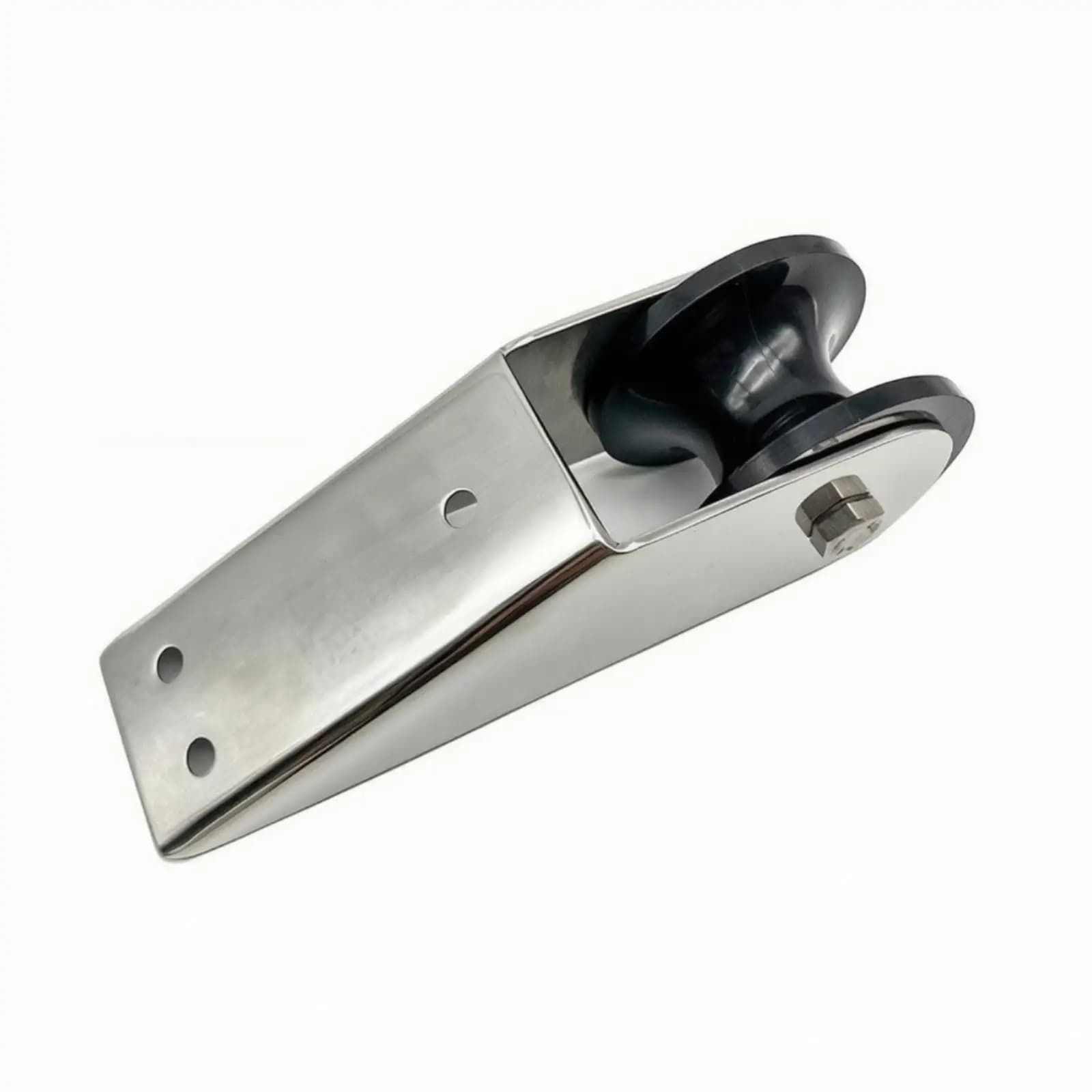 316 Marine Grade Anchor Bracket with Built in Roller for Boat Deck Mount Heavy Duty Stainless Steel