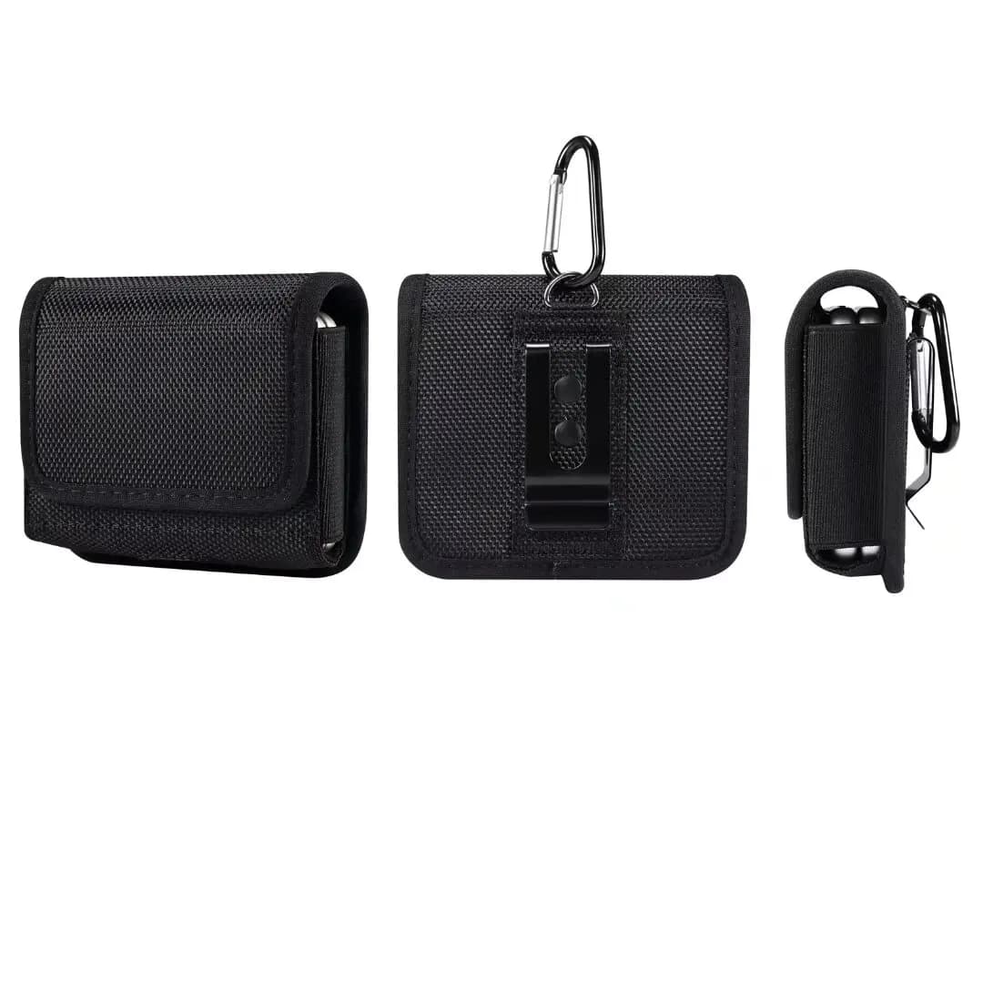 Custodia per fondina in vita con custodia per telefono con clip da cintura per Samsung Z Flip 6 5 4 3 2, Motorola Razr/50/40 Ultra con slot per schede
