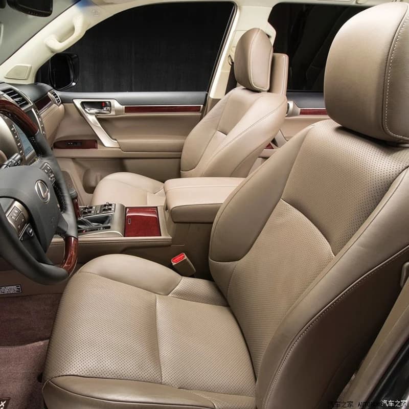 For Lexus GX 400 460 470 2009-2023 Full Surrounded Custom 7-Seat PU Leather Car Seat Covers Set Interior Protector Accessories