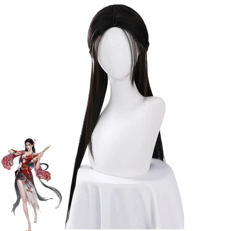 5;e,8\v,5/Anime Game Naraka: Bladepoint Justina Gu Cosplay Costume Chinese Style Hanfu Red Dress Wig Woman Sexy Tradf,5'h\8/m'