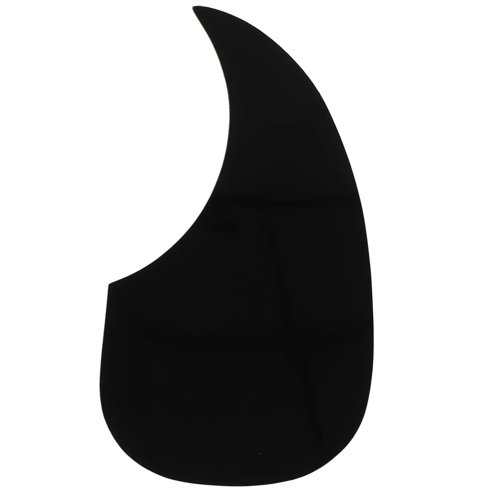 Acoustic Guitar Pick Guard Black Pickguard Replacement Waterdrop Plastic Guards